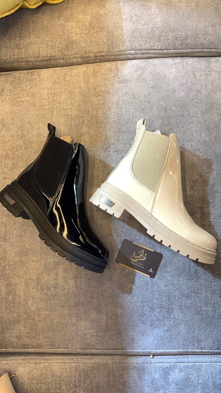 Bottes hiver effet verni-Style premium