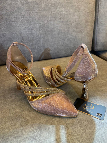 Chaussures de soirée brillantes- Style glamour