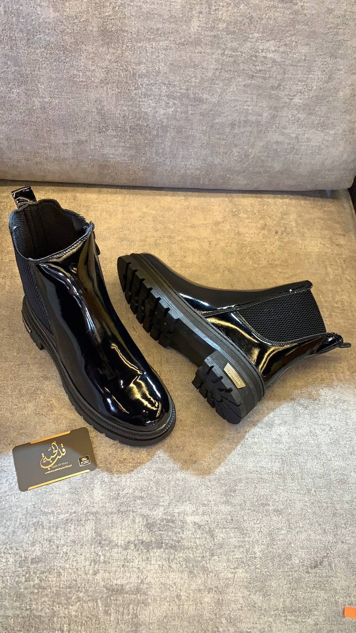 Bottes hiver effet verni-Style premium