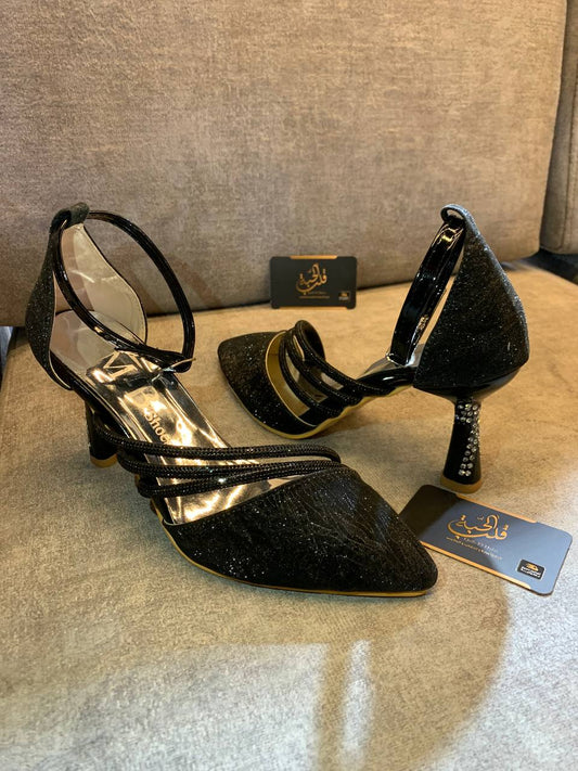 Chaussures de soirée brillantes- Style glamour