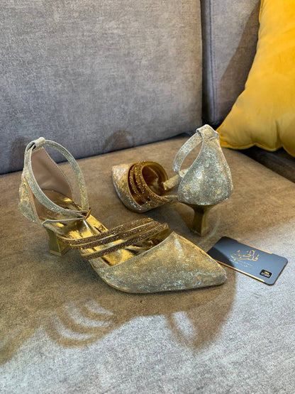 Chaussures de soirée brillantes- Style glamour